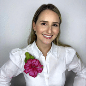 Hibisco rosa pink c/folhagem