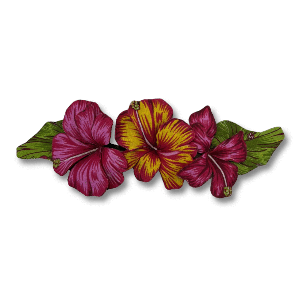Aplicação Hibisco 3 flores - Imagem 4