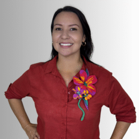 Aquarela vermelha ramo c/folhagem