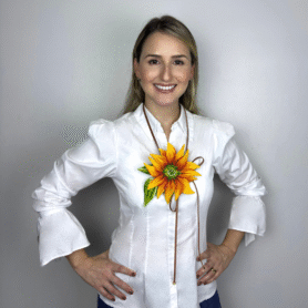 Girassol c/folhagem G