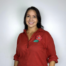 Rosita vermelha c/folhagem