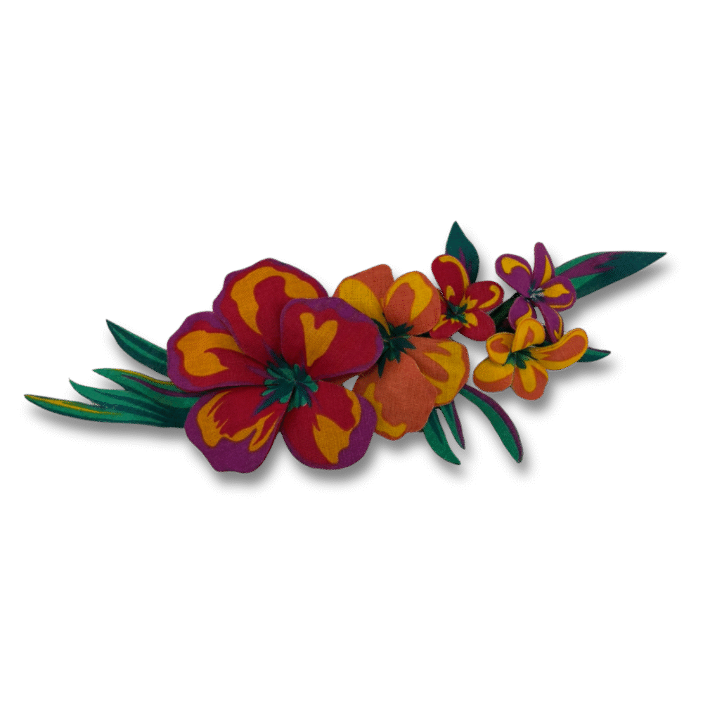 Aplicação Aquarela 5 flores - Imagem 4