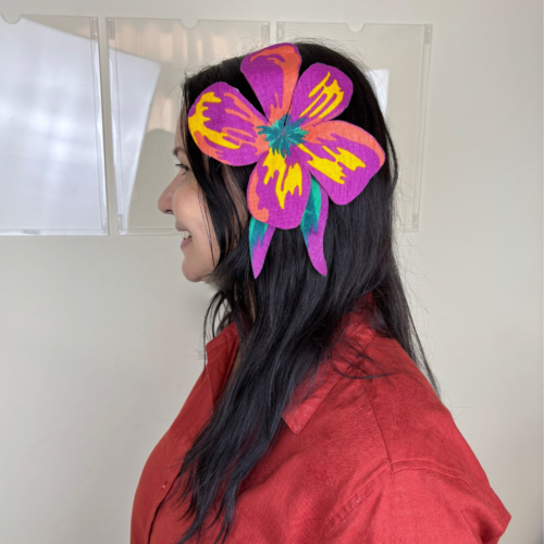 Acessório de Flores de Chita - Sabrina Spenner