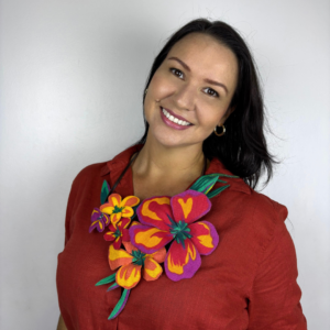 Acessório de Flores de Chita - Sabrina Spenner